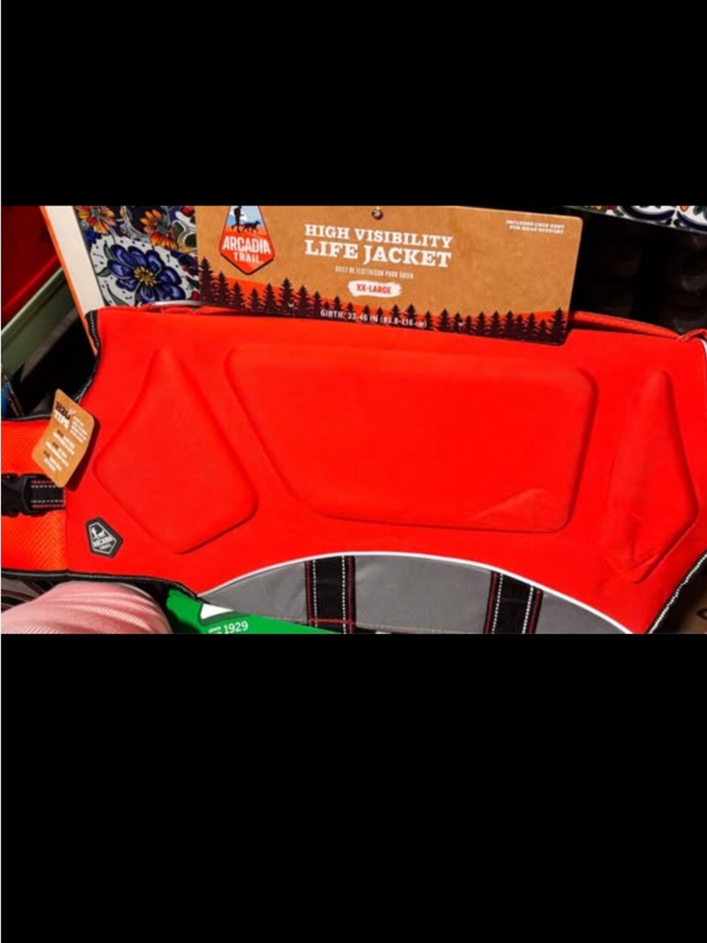 Arcadia Trail High Visibility Life Jacket - Bright Orange/Gray